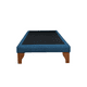 thumbnail image 2 of Base Elegante Cama Europea 1.5 Plaza 105x200 Cm Azul Petróleo Lino, 2 of 3