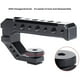 thumbnail image 5 of Empuñadura superior para zapata de cámara, estabilizador de video universal, adaptadores de zapata fría para montar micrófono, luz LED y monitor, tomas fáciles en ángulos bajos de metal., 5 of 8