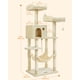thumbnail image 5 of Condominio de felpa Cat Tree Feandrea Cat Tower de varios niveles, color beige, 5 of 9