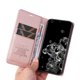 thumbnail image 3 of Funda Billetera de Cuero para Samsung Galaxy S20 Ultra con Tarjetero y Soporte - Tapa Magnética Rosa, 3 of 6