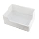 thumbnail image 2 of Caja de arena para conejos, bandeja portátil para entrenador de orinal, jaula de ropa de cama estable para interiores, inodoro duradero para mascotas , Blanco, 2 of 5