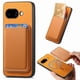 thumbnail image 1 of Funda de Cuero Magnética con Tarjetero para Samsung Galaxy S25 Edge Cubierta Delgada Amarillo, 1 of 5