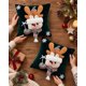 thumbnail image 3 of Pack de 2 Fundas para Cojín Navideñas 45x45 cm Colección Premium en Relieve 3D, 3 of 8