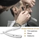 thumbnail image 4 of Kit de cuidado de barba premium para hombres, incluye una navaja de afeitar profesional de filo recto, plantilla transparente para peinar la barba, peine antiestático para barba,, 4 of 8