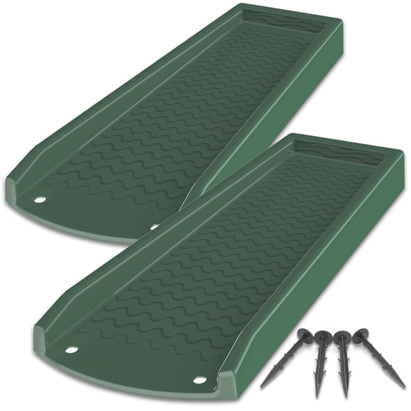 Bloque Protector Para Bajante De 61 Cm 2 Unidades Verde Oscuro