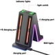 thumbnail image 3 of Dock de carga de 4 unidades para controladores Joy-Con con luz RGB para consola Switch2, 3 of 6
