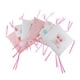 thumbnail image 4 of 6 Piezas Algodón Cuna Cojín Cama Infantil Cuna Protector Búho (Rosa), 4 of 5
