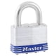 thumbnail image 1 of Padlock Master Lock 5D Outdoor con llave, 1 paquete, plateado, 1 of 6