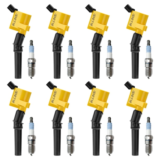 Juego de Paquete de Bobinas de Encendido y Bujías de Iridio para Ford 4.6L/5.4L
