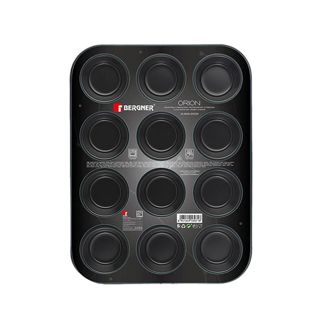Bergner - Molde 12 Muffin Antiadherente 35x 26cm