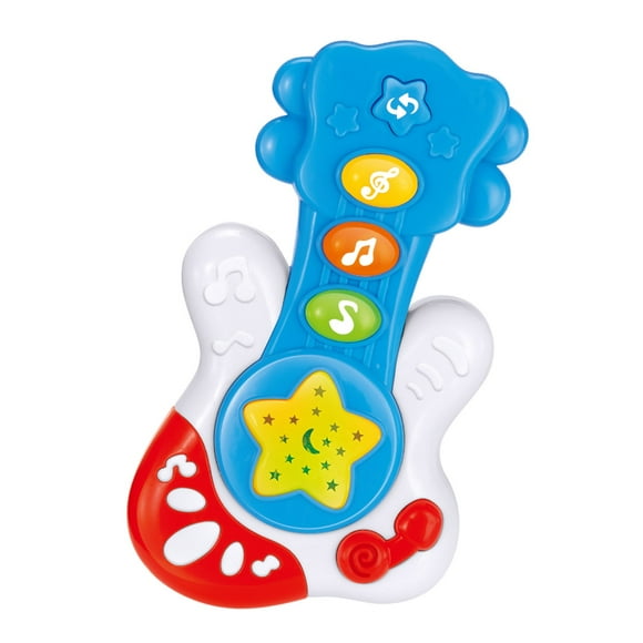 Mini Guitarra Musical con Proyector de Luces y Sonidos