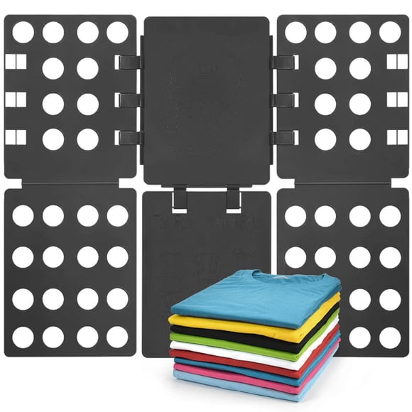 Carpeta plegable Geniusidea para ropa, color negro