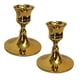 thumbnail image 3 of Candelabro Cónico De Metal De 2,5x3 Pulgadas, Adorno De Mesa Para Accesorio De Sala De Estar Dorado, 3 of 5