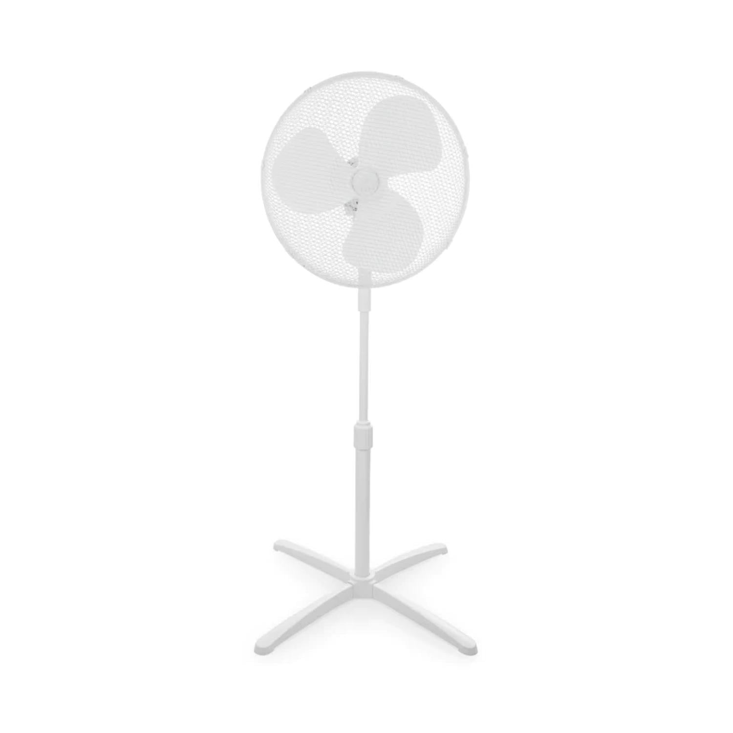 Kendal - Ventilador De Pie 16 Pulgadas 35w 3vel Blanco Kfx-16p