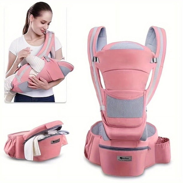 Ergonomic Carrier for Newborns & Infants: 0-36 Months, 3-in-1 Front Facing Kangaroo Baby Wrap Sling