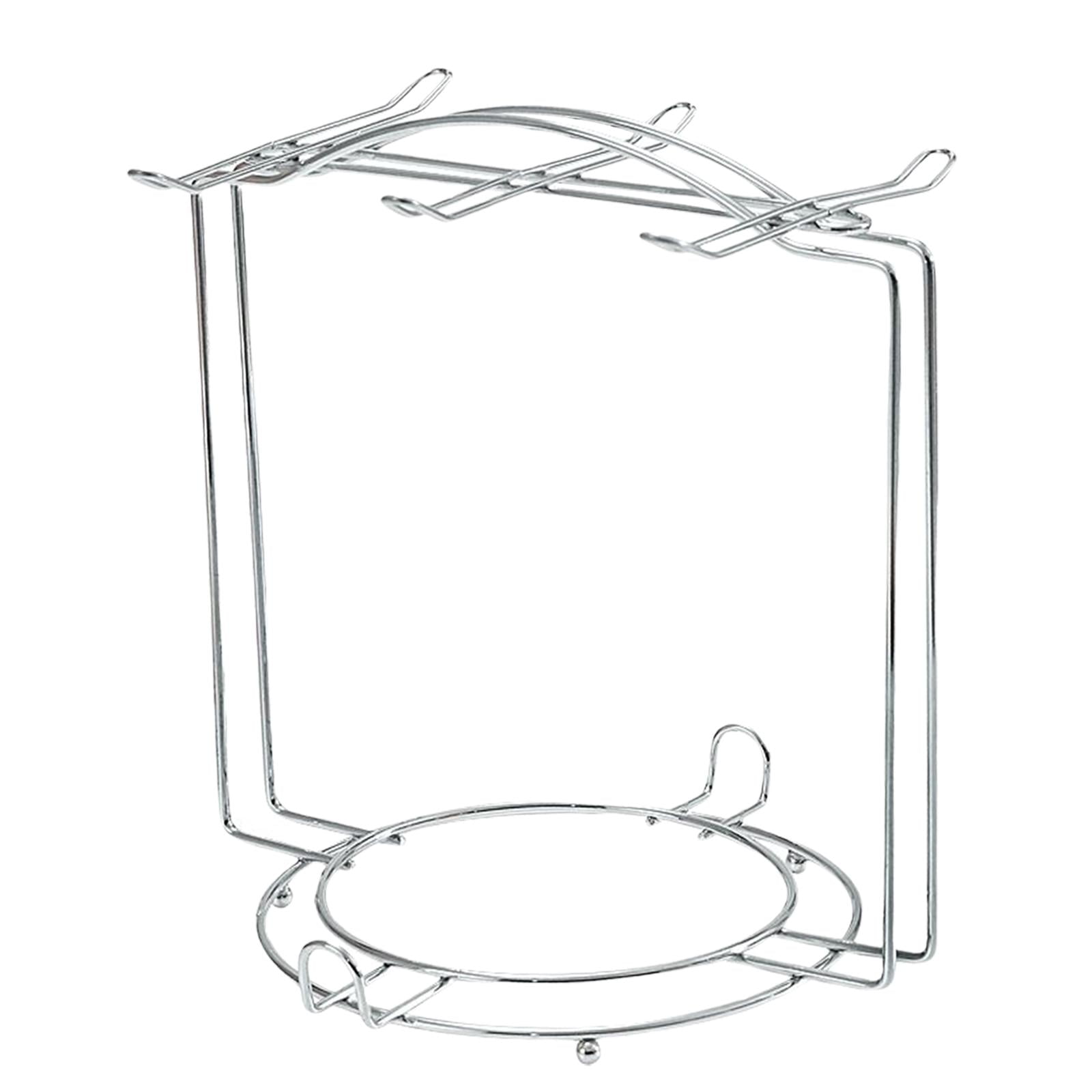 Bothyi - Portavasos De Metal Para Café, Estante Organizador, Escurridor De Agua Para Encimera, Mesa, Argent