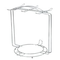 Bothyi - Portavasos De Metal Para Café, Estante Organizador, Escurridor De Agua Para Encimera, Mesa, Argent