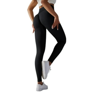 Sukha - Calzas Leggings Push Up Solido Negro Talla L