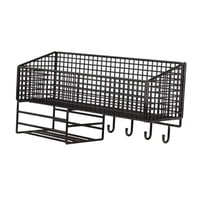 Bothyi - Cesta De Almacenamiento De Metal Para Oficina, Sin Perforaciones, Estante De Almacenamiento Para Baño Para El Hogar