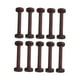thumbnail image 2 of 10x Bobinas De Madera Vacías Bobina De Madera Para Artes Tejido De Alambre Hilo De Bordar Marrón, 2 of 3