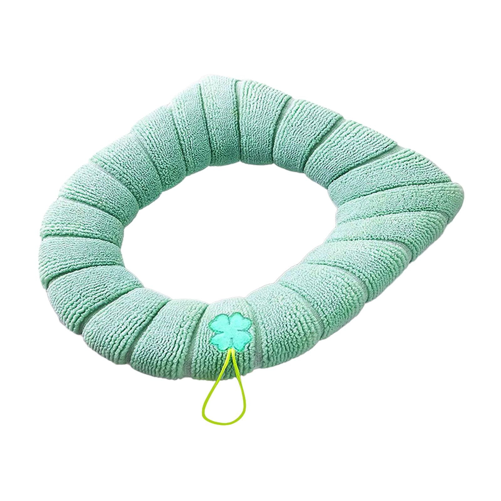 Magideal - Funda Para Asiento De Inodoro, Alfombrilla Para Inodoro, Cojín De Asiento Cómodo Y Reutilizable, Cojín Para Asiento De Inodoro Para Cafetería, Restaur Verde