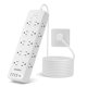 thumbnail image 1 of Power Strip Solidock Flat Plug, 20 salidas, 6 puertos USB, cable de 3 m, 1 of 9