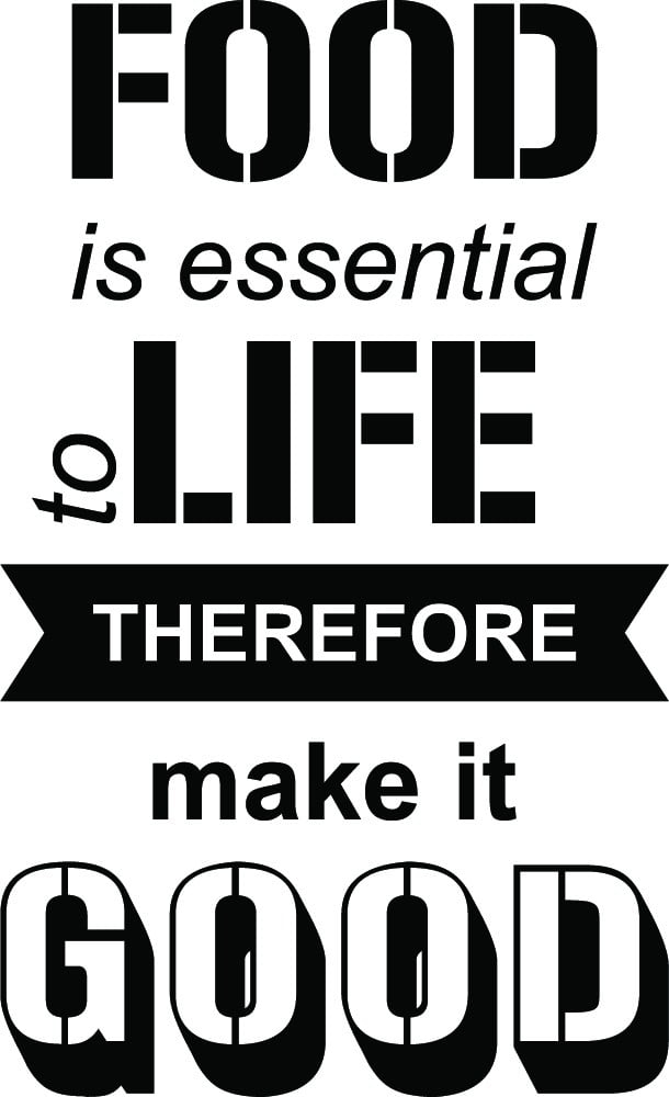 Rienda Libre Graphics - Decomural Good Food Kitchen Ws-46110