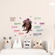 thumbnail image 5 of Calcomanía de pared de mariposa negra para niña, decoración de pared de mariposas para dormitorio de niña, decoración inspiradora, 5 of 5