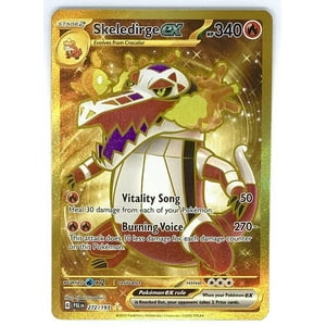 Tarjeta Pokémon Pokémon Skeledirge Ex 272/193 Paldea Gold Secret Rare
