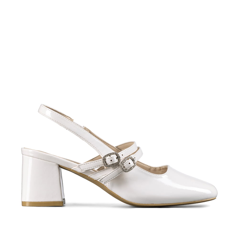 Zapato Taco Talón Descubierto Elegante Mujer Weide Yl053