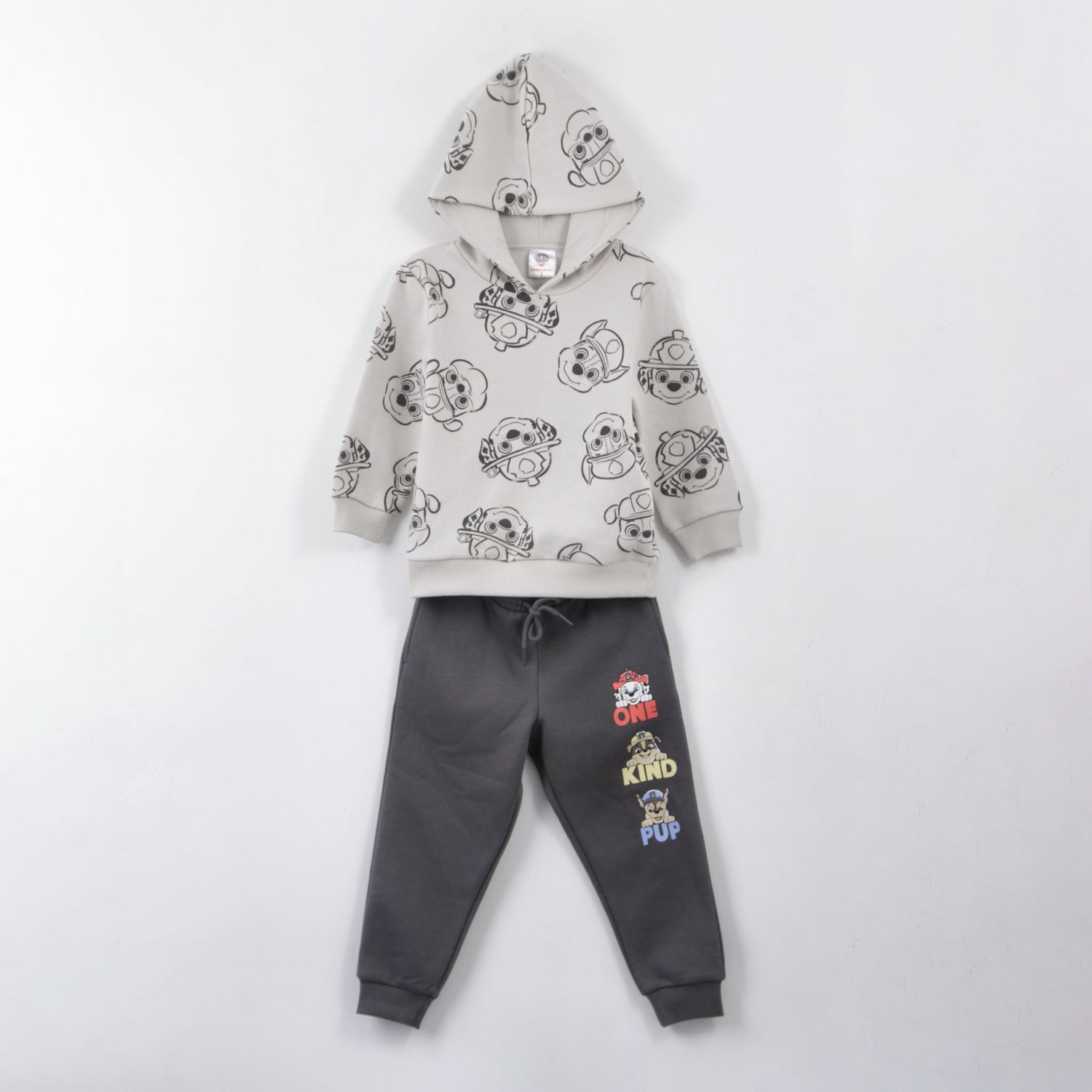 Conjunto Buzo Niño Full Print Friends Gris Paw Patrol