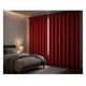 thumbnail image 3 of Set X2 Cortinas 100% Blackout Termica Black Medida 241x132cm Rojo, 3 of 3