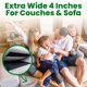 thumbnail image 2 of Cinta de gancho y bucle ECOHomes 10 cm x 6 m negra, 2 of 9