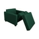 thumbnail image 2 of Sofa Cama Multifuncional Un Cuerpo Lino Verde, 2 of 3