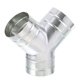 thumbnail image 1 of Uxcell Conector en Y de 3 Vías para Conducto de 3 Pulgadas, Adaptador de Tubería de Escape de Manguera de Conducto de Ventilación de Aire, 5 Pulgadas, 1 of 5