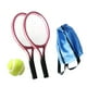 thumbnail image 1 of Accesorios para casa de muñecas, raqueta de tenis deportiva en miniatura 1:12, juego de pelota para Mini casa de muñecas, adorno para tarta, paisaje Rosa, 1 of 5