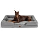 thumbnail image 1 of Cama ortopédica para perros gigantes, tamaño XXL, lavable, para perros gigantes, color gris, 1 of 9