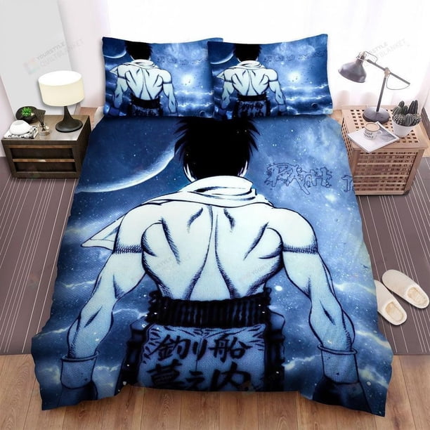 Fighting Spirit Character Backview Quilt Duvet Cover Set Pillowcase Queen3-Piece Bedding Set