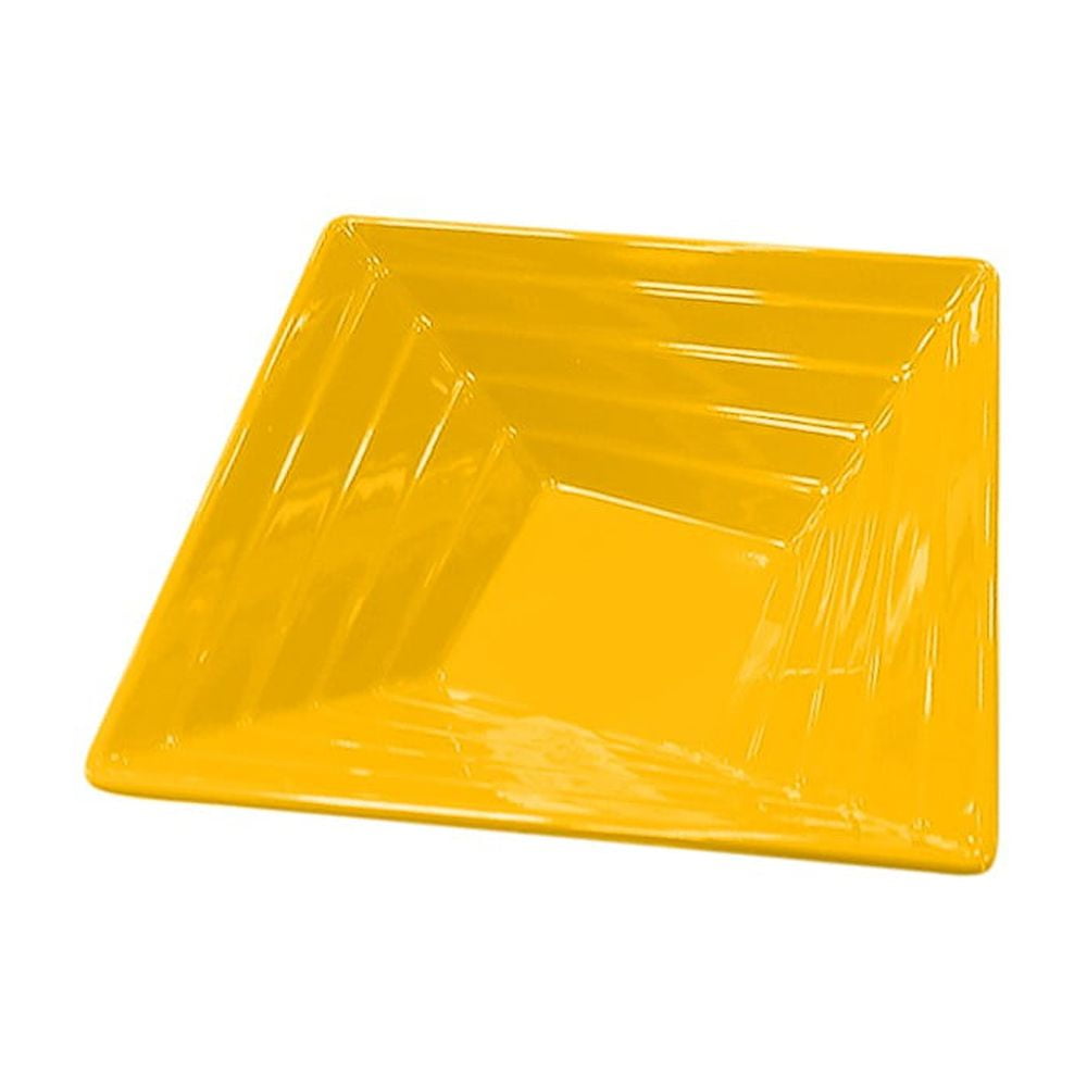 Imahe - Bowl Cuadrado Melamina 15 Cm. Amarillo