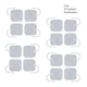 thumbnail image 2 of Pack 16 Unidades - Electrodo Gel 50x50 Reutilizable TENS EMS, 2 of 4