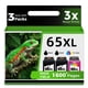thumbnail image 1 of Paquete Combinado De Cartuchos De Tinta 65xl Negro color Para Hp, 1 of 6