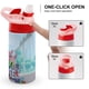 thumbnail image 4 of Mia y CodieBotella de Agua con Tapa Pop Top de Un Toque, Acero Inoxidable, a Prueba de Fugas, para Deportes, Botella Infantil rosa 12 oz, 4 of 6