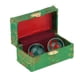 thumbnail image 2 of Bolas De Masaje De 2 Piezas Con Caja De Almacenamiento Bolas De Baoding Para Personas De Mediana Edad Fu Word Green, 2 of 5