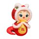 thumbnail image 2 of Serpiente De Peluche Muñeca Lunar Año Nuevo Rojo Animal Estatua Para El Hogar Festivales Vacaciones 26 Cm, 2 of 5