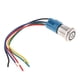 thumbnail image 3 of Coche de 19 mm Advertencia de peligro de emergencia Interruptor de luz de flash Botón de encendido / apagado azul, 3 of 3