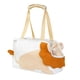 thumbnail image 2 of Pet Cat Bolsa de hombro Bolsa Tote de mano Suministros para mascotas Lion Pattern Soft Side Cat Carrier 42x20x25cm para caminata diaria o caminata de, 2 of 5