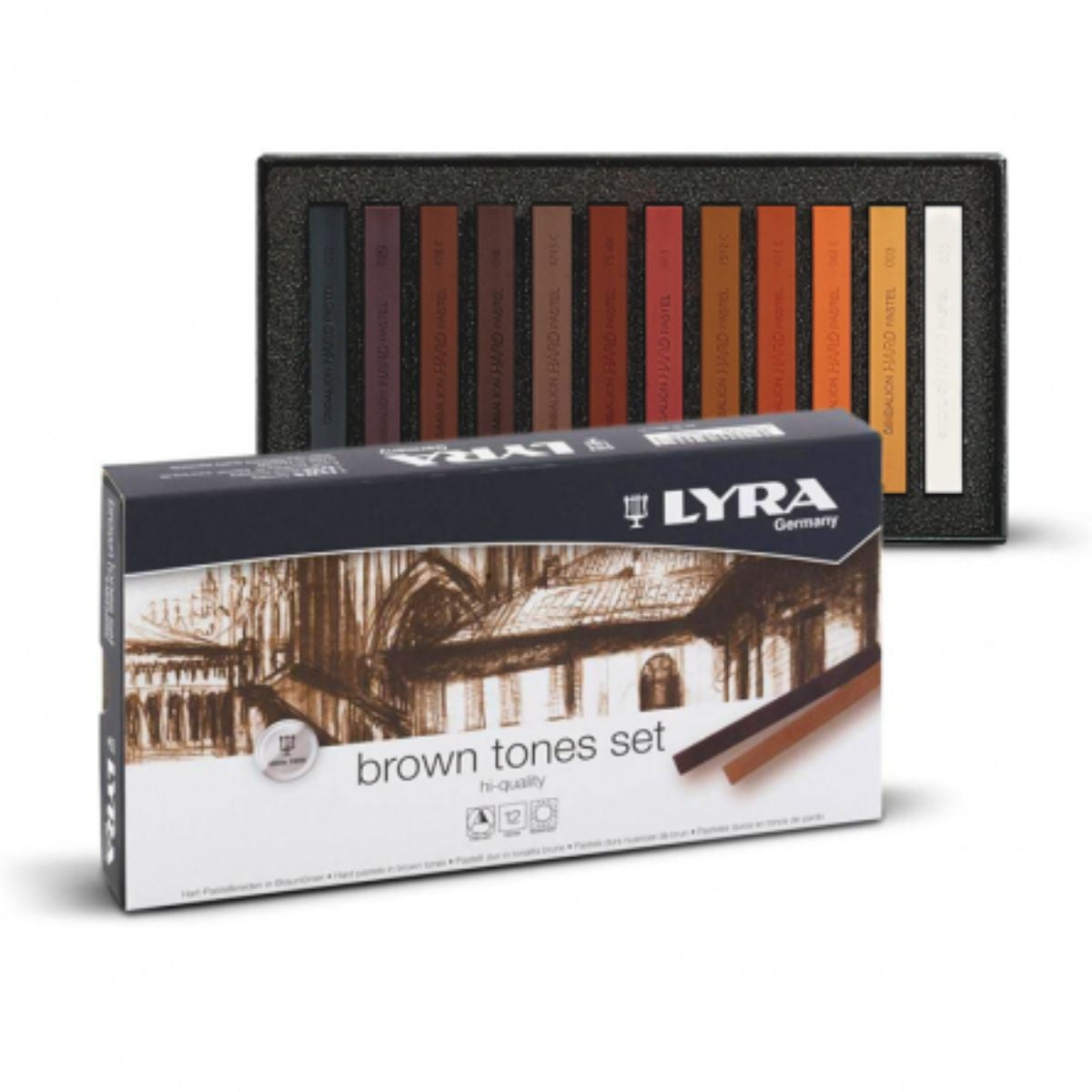Pastel Suave Lyra 12 Tonos Tierra