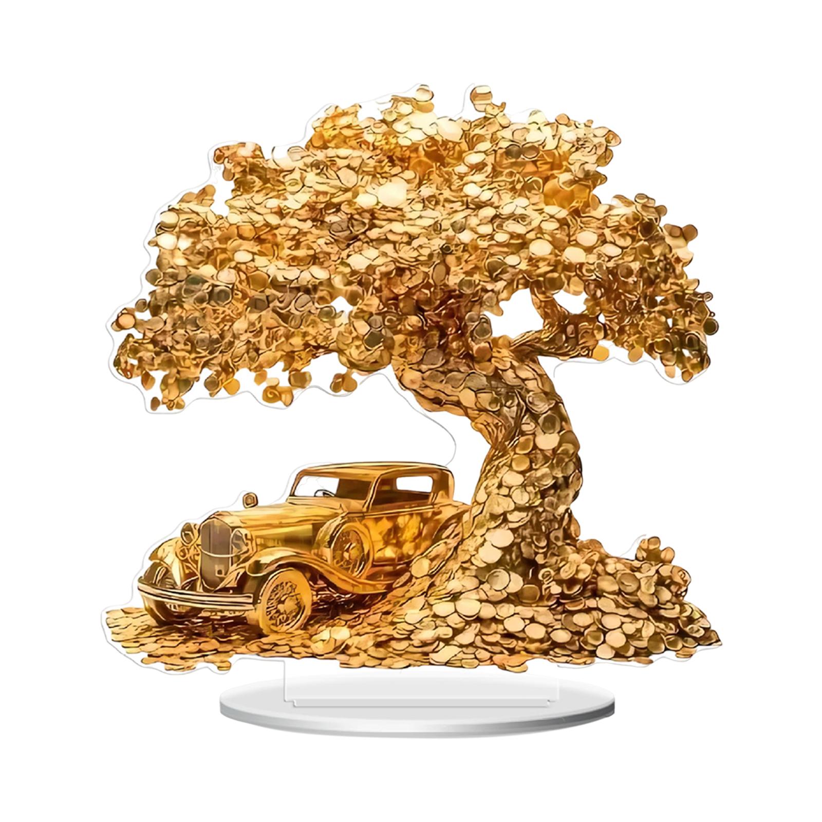 Bothyi - Letrero Acrílico De Árbol 2D, Regalo, Centro De Mesa, Artesanía Para Gabinete De Oficina Festivo