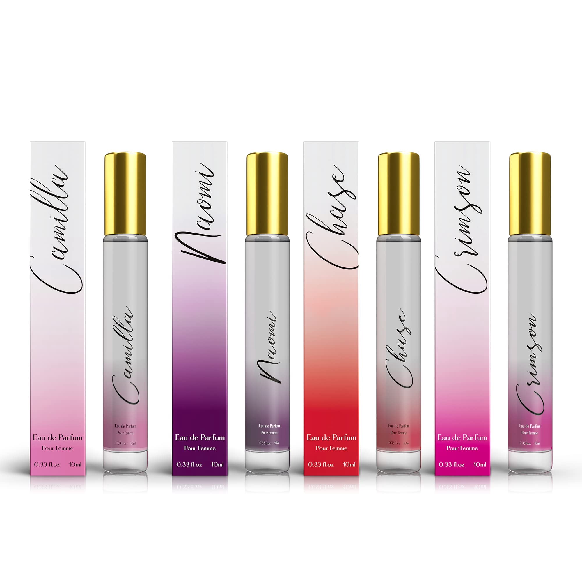 Set De Perfume Regal Fragrances Rollerball Para Mujer, 4 Unidades, 10 Ml
