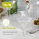 thumbnail image 4 of Vasos de Martini Desechables TRUE 237 ml Transparentes Paquete de 12, 4 of 9
